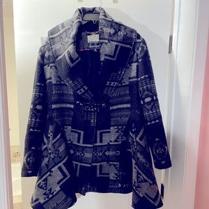 Kensie, Gray, printed coat